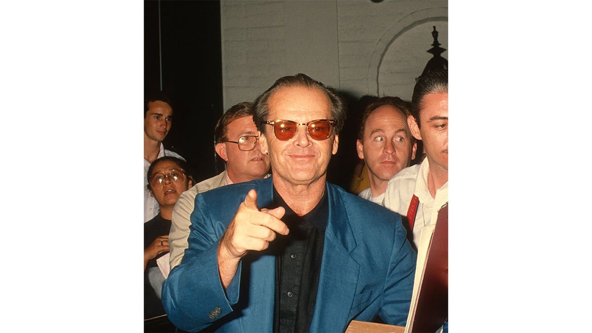 Jack Nicholson points at the camera