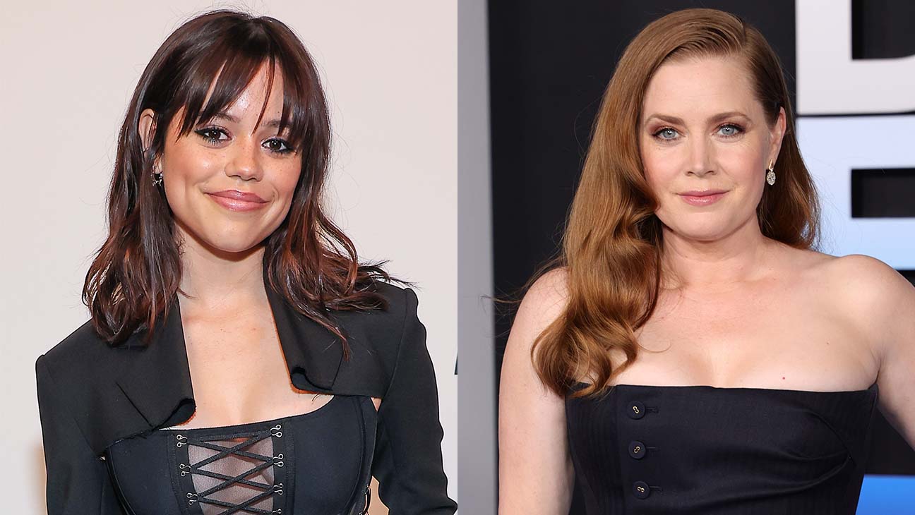 Jenna Ortega and Amy Adams