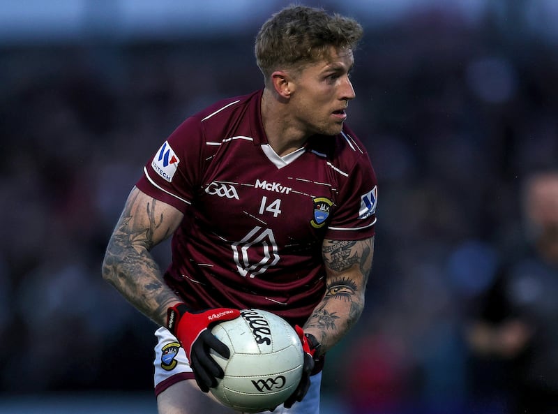 Westmeath's Luke Loughlin. Photograph: Leah Scholes/Inpho