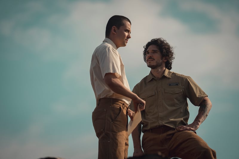 Asa Butterfield and Fra Fee as Adam and Sam in Unchosen