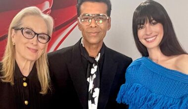 Karan Johar meets The Devil Wears Prada stars Meryl Streep and Anne Hathaway in Tokyo: “My knees were RATTLING!” : Bollywood News