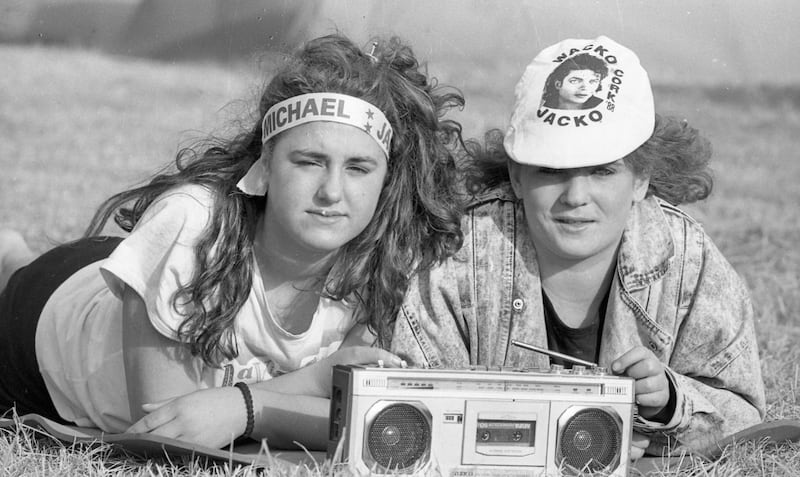 Páirc Uí Chaoimh: Michael Jackson fans in Cork in July 1988. Photograph: INM/NLI/Getty
