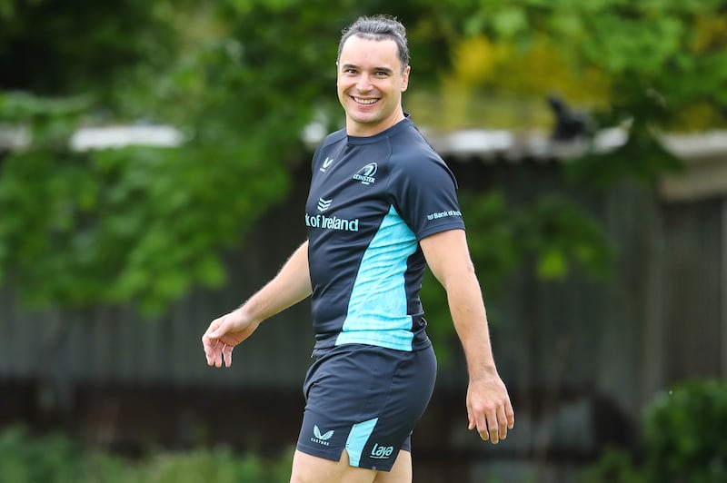 James Lowe is one of several Leinster players trying to shake off an injury. Photograph: Grace Halton/Inpho