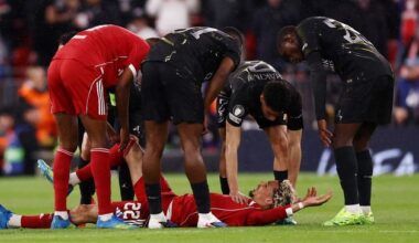 Liverpool’s Champions League exit compounded by ‘really bad’ Hugo Ekitike injury