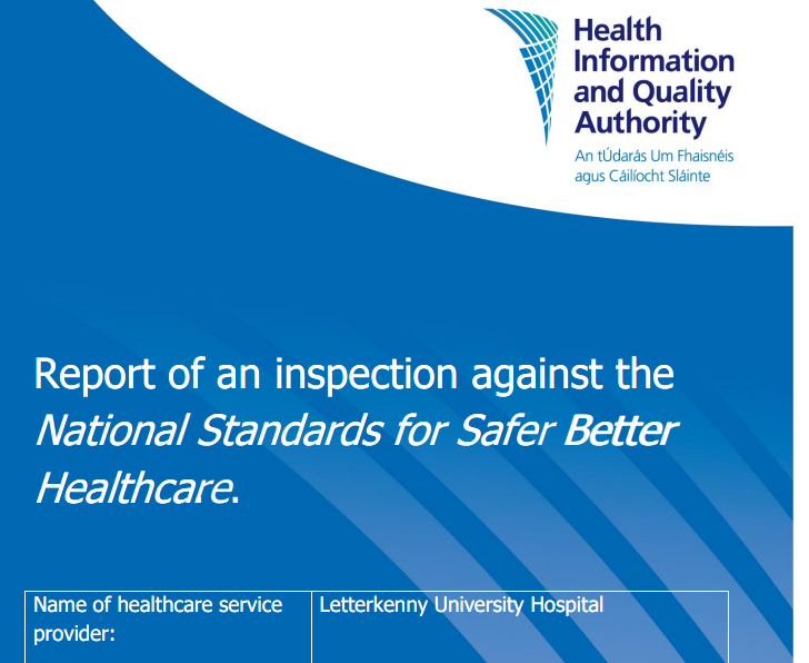 HIQA publishes report following two day inspection at LUH - Highland Radio