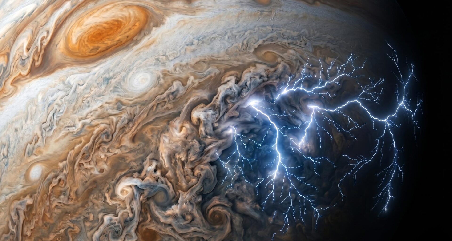 Lightning Storm Jupiter