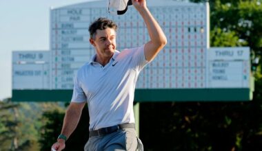 Rory McIlroy takes record six-shot lead into weekend at Masters following sensational 65