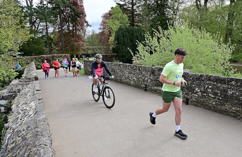 Cian and Jordan Adams at Antrim Castle Gardens.
Photograph: Arthur Allison/Pacemaker 
