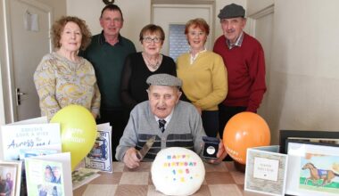 Offaly man who celebrated 105th birthday is Ireland’s oldest man