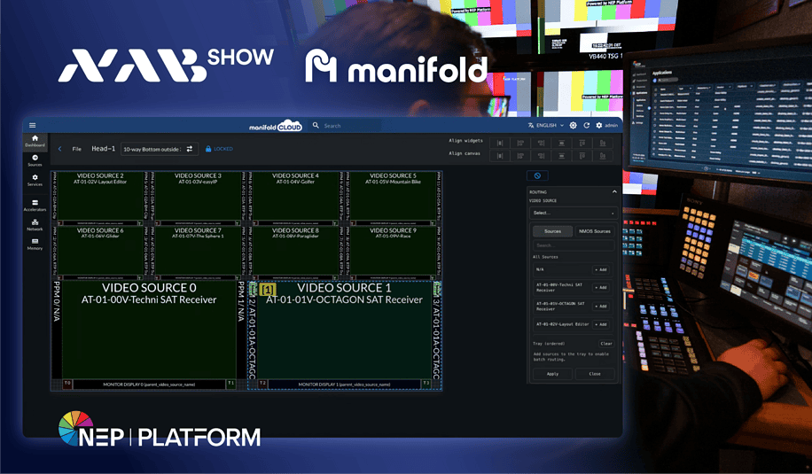 Manifold Technologies to Join NEP Platform as Deployable Application – Sports Video Group