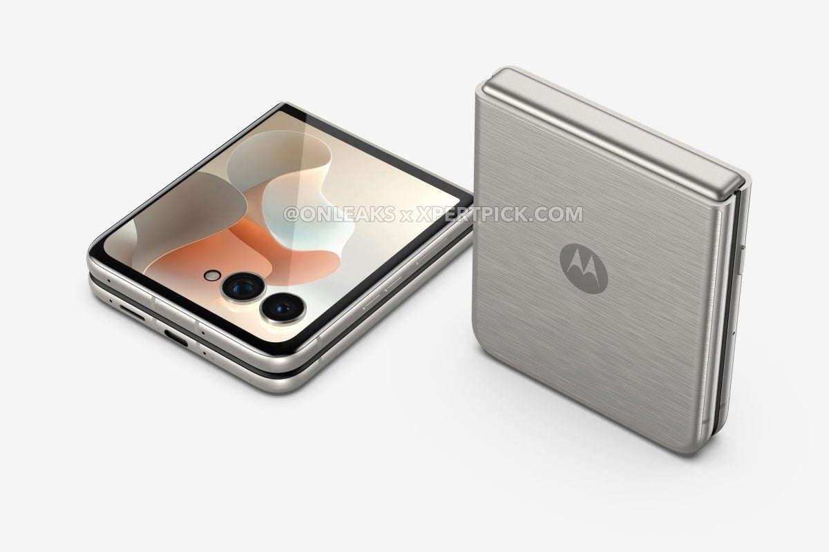 This is probably the Razr 70 Ultra's real design, but that's unlikely to be a real color option. | Image by XpertPick - These flashy colors will certainly be among the key Motorola Edge 70 Pro and Razr 70 Ultra strengths