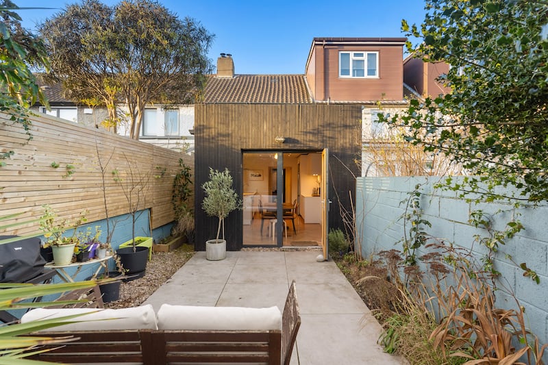 Exterior of the extension