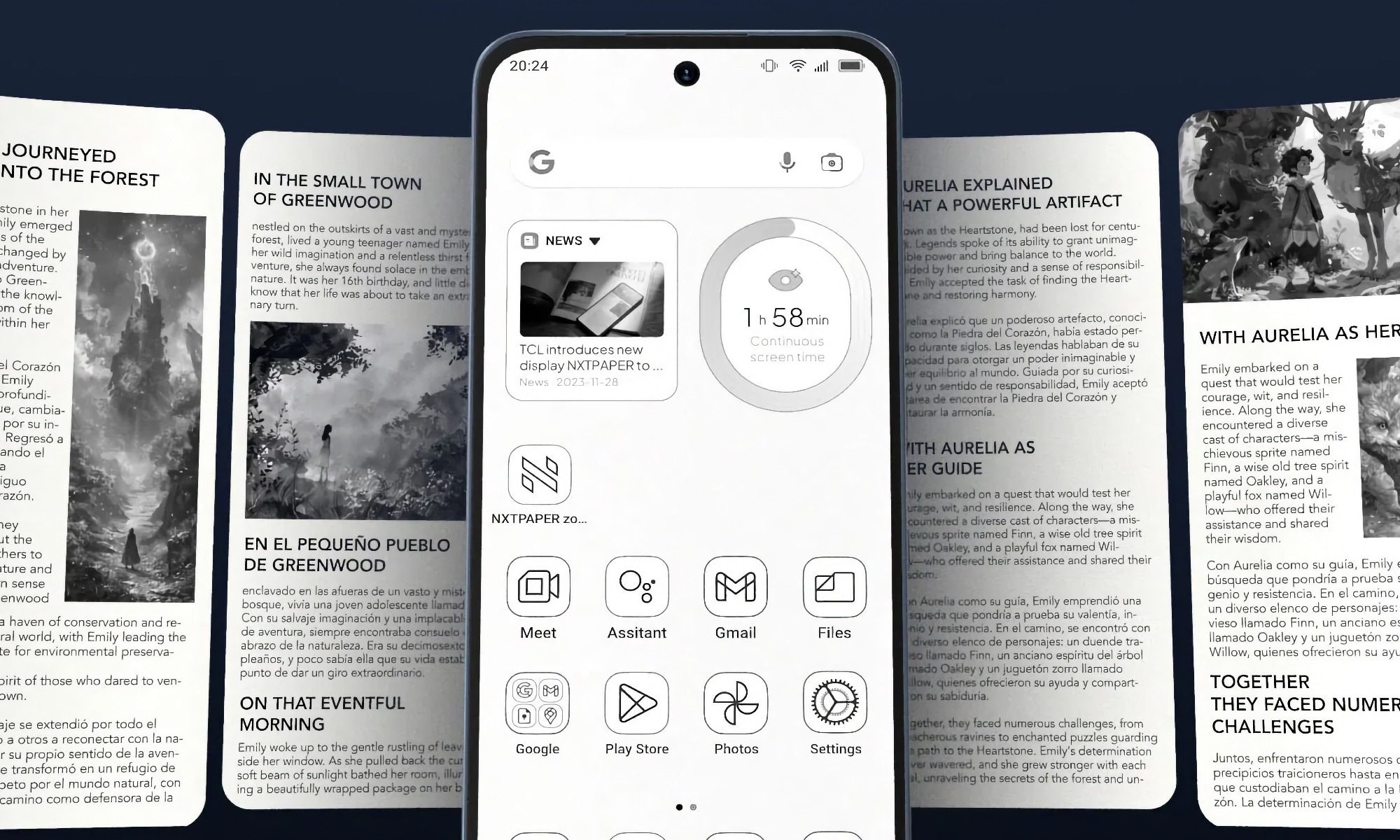 NXTPAPER 70 Pro E-Ink Mode