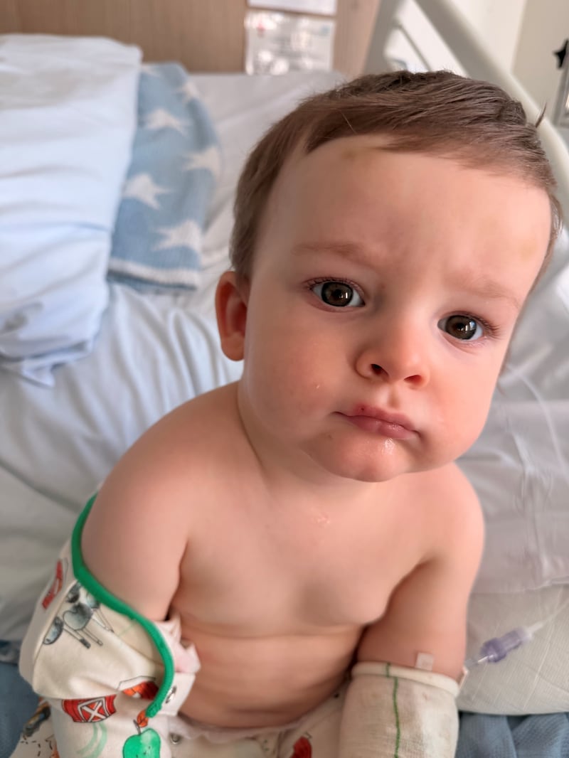 Ronnie, from Merseyside, was diagnosed with the rare blood disorder aplastic anaemia just before his first birthday. His only hope of a cure is a stem cell transplant. His family, including mum Laura, 30, are working with Anthony Nolan on the Register4Ronnie campaign to get more people to sign the stem cell register and raise awareness of the condition (Anthony Nolan)