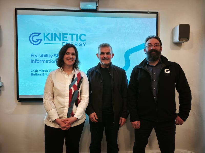 Róisín McCormack of GKinetic, Fergus Murphy of Murph's Gastro Pub and Gary Brennan of GKinetic