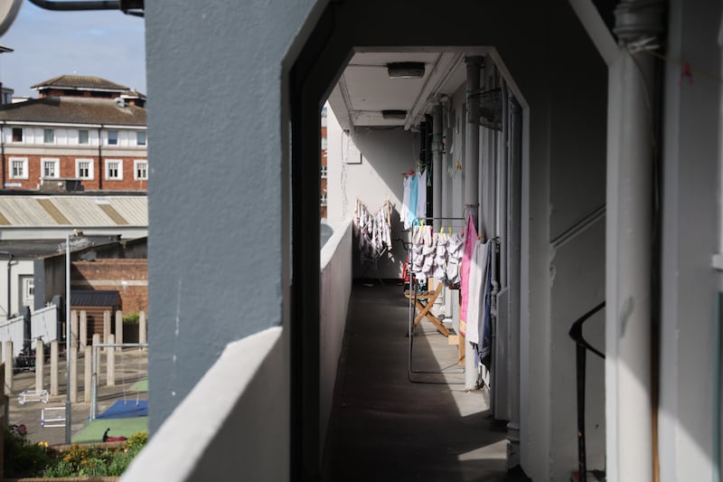 Pearse House Blocks L,M,N and P known as the ’Small Flats’. Photo: Bryan O’Brien / The Irish Times  
