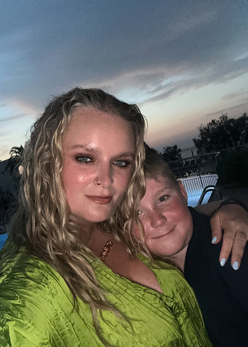 Louise McSharry with her son, Sam. Pic: Instagram