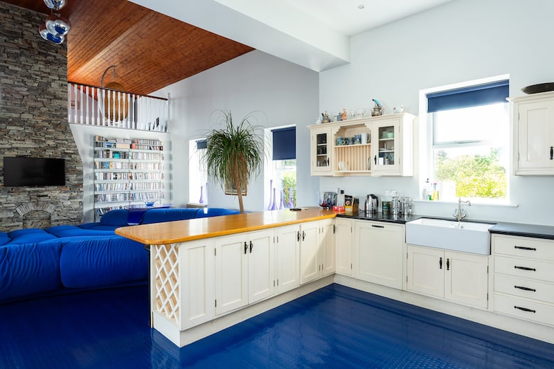 Interior of guest cottage