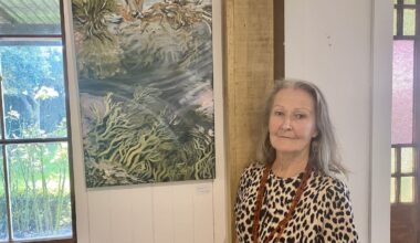 East Coast artist Pru Davis showcases ocean-inspired works at Matawhero Art Gallery