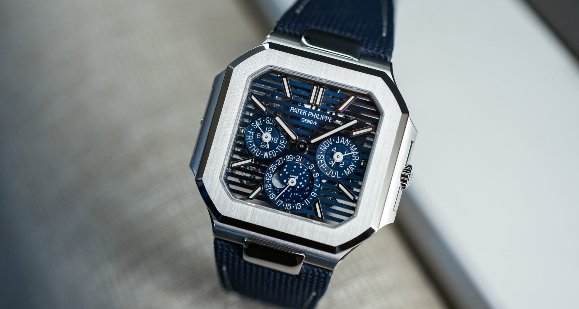 The Patek Philippe Cubitus Perpetual Calendar Skeleton 5840P