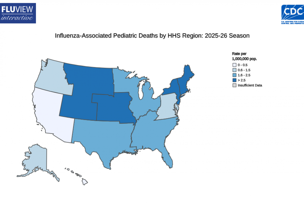 Regions 7 and 8 Report Most Pediatric Flu Deaths as Season Total Reaches 139 — Vax-Before-Travel