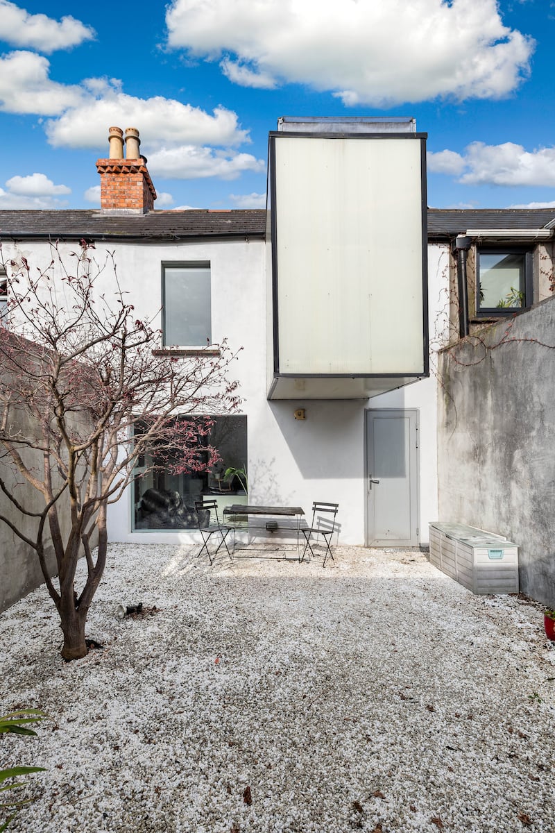 Shower room seen from the outside