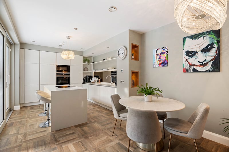 Kitchen and dining area