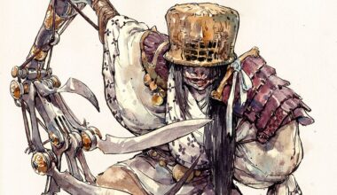 This artist blends bugs and folklore to create striking creatures using traditional media