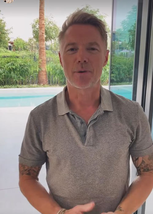 Ronan Keating forced to deny rumour about his health. Pic: Ronan Keating Instagram  