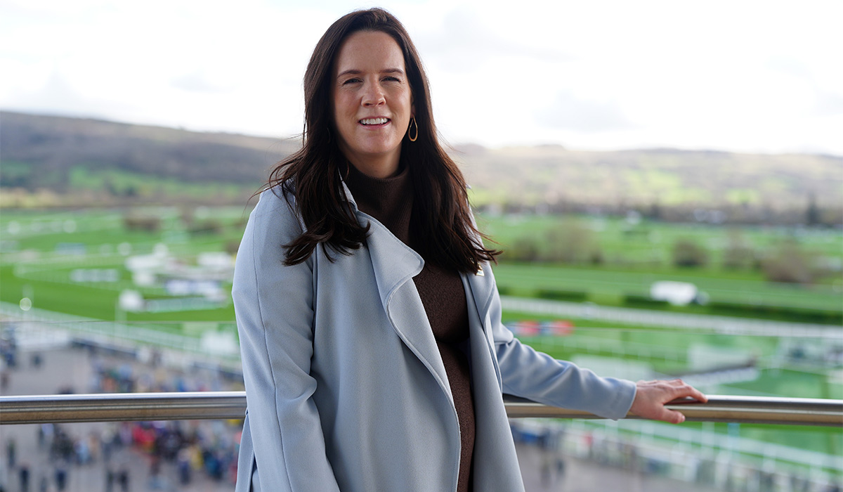 Former jockey Rachael Blackmore on day one of the 2026 Cheltenham Festival at Cheltenham Racecourse. Pic: David Davies for The Jockey Club/PA Wire.