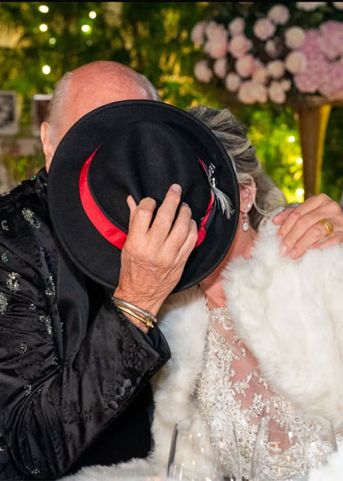 Fleetwood Mac drummer Mick Fleetwood, 78, secretly ties the knot for the fifth time with long-time partner Elizabeth Jordan, 56, as he shares sweet honeymoon snaps