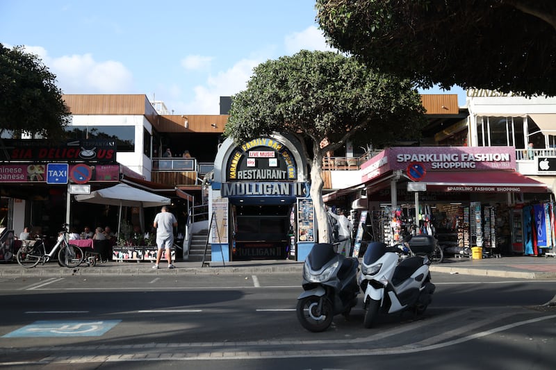 Mulligan II in Puerto del Carmen, where Gerry Hutch celebrated his 50th birthday