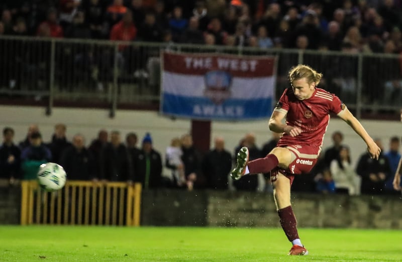 Galway United's David Hurley. Photograph: Evan Treacy/Inpho