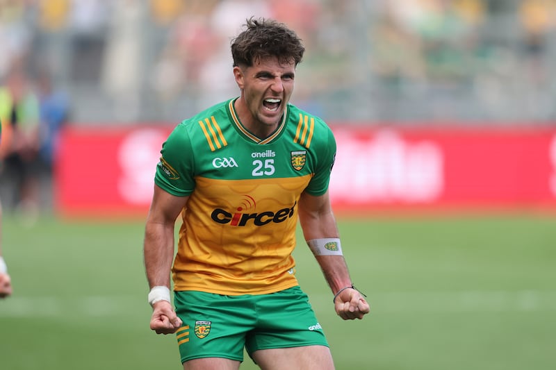 Donegal's Daire Ó Baoill is one of the team's best distance kickers. Photograph: Bryan Keane/Inpho