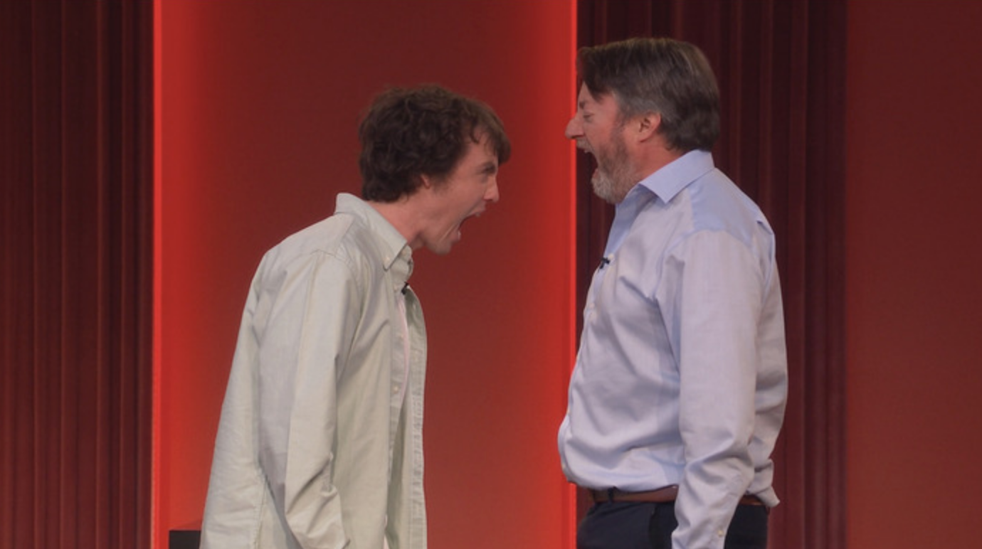 Sam Campbell and David Mitchell face off in ‘Last One Laughing’