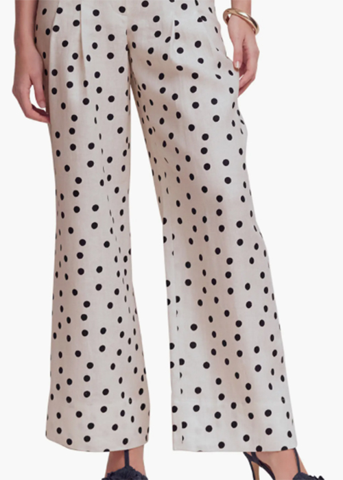 Clodagh McKenna polka dot suit
