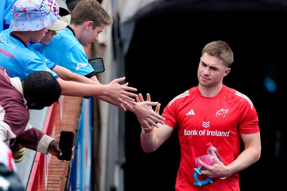 Jack Crowley's return to the Munster line-up against the Vodacom Bulls at Loftus Versfeld gave his side a much-needed lift. Photo: Nic Bothma/Sportsfile