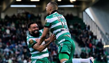 League of Ireland: Graham Burke brace has Shamrock Rovers in control against Bohemians