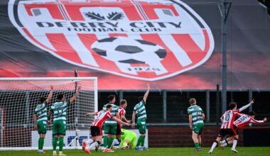Derry relish Celtic Park debut as James Clarke goal knocks Rovers off top of table on historic night