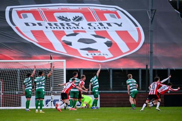 Derry relish Celtic Park debut as James Clarke goal knocks Rovers off top of table on historic night