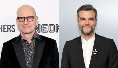 Steven Soderbergh and Wagner Moura.