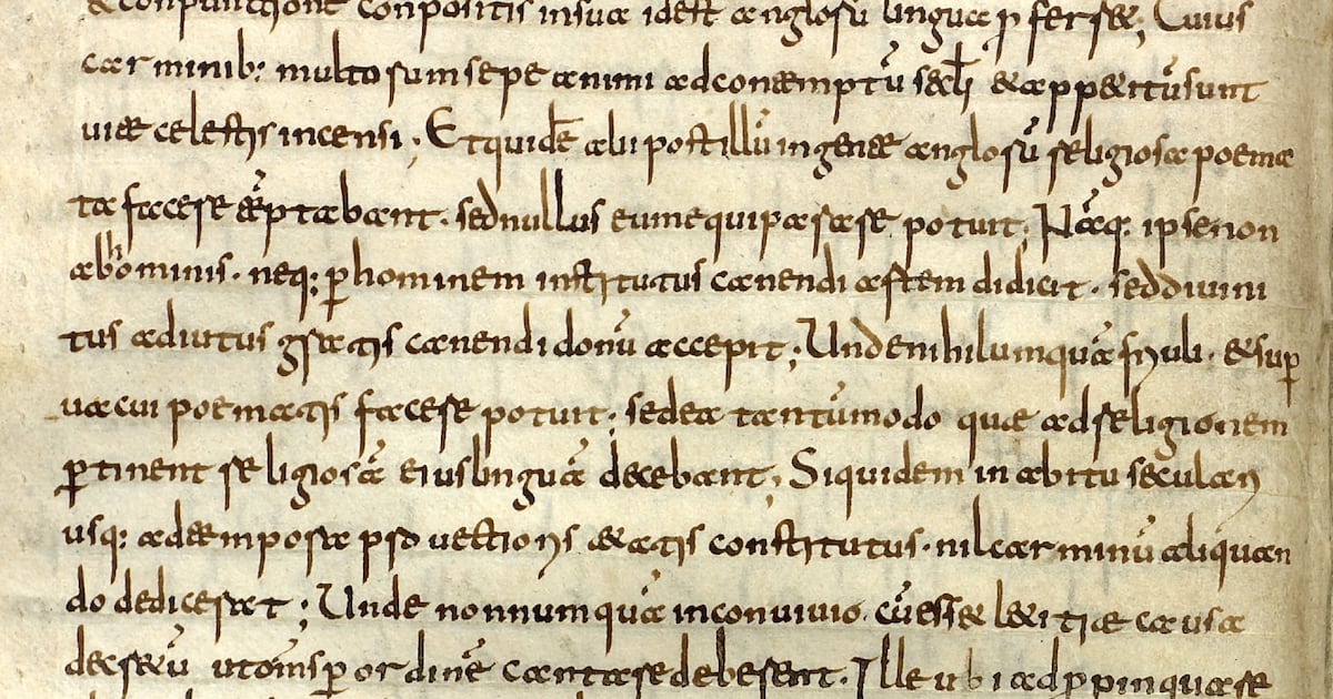 Rare copy of oldest poem in English language discovered by TCD researchers – The Irish Times