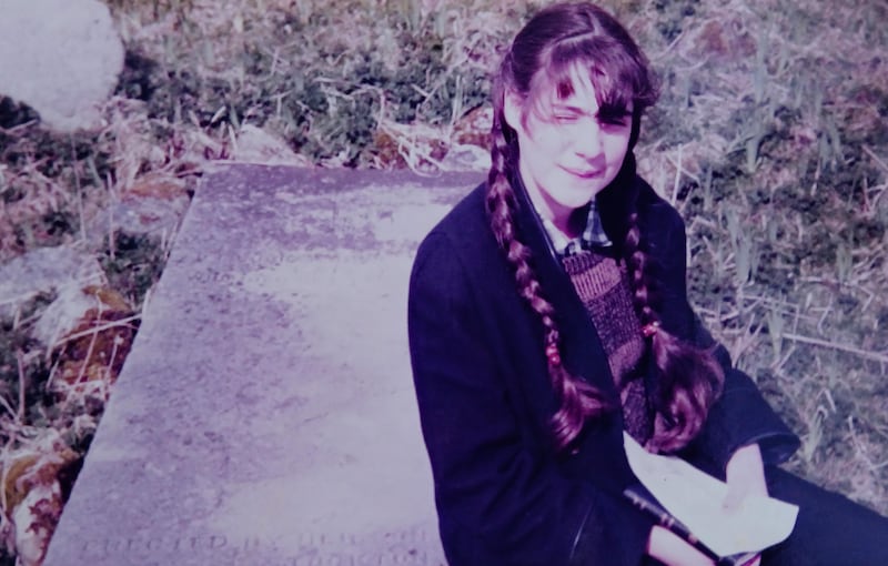 Sinéad Morrissey as a young girl