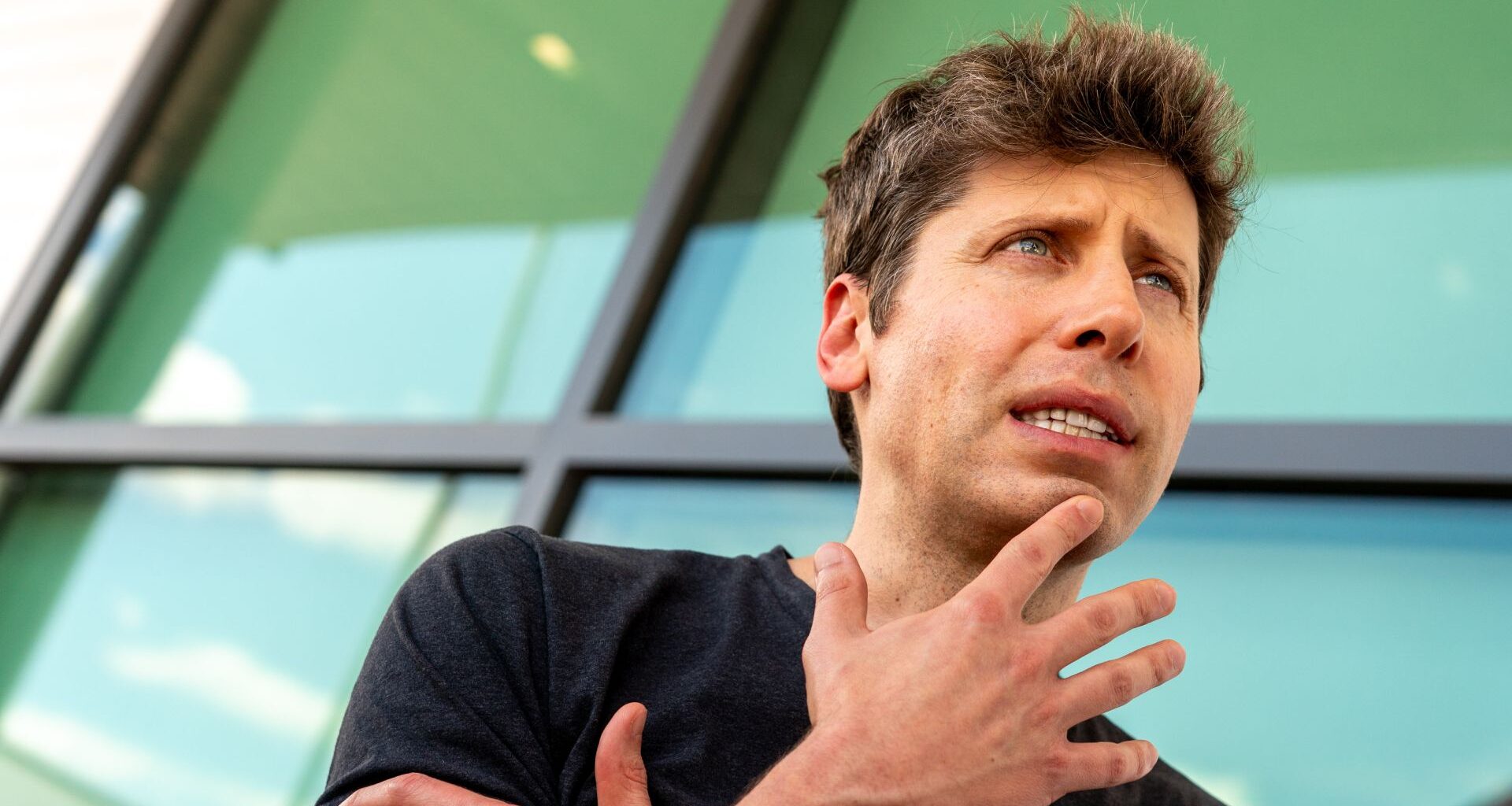 Sam Altman looking pensive