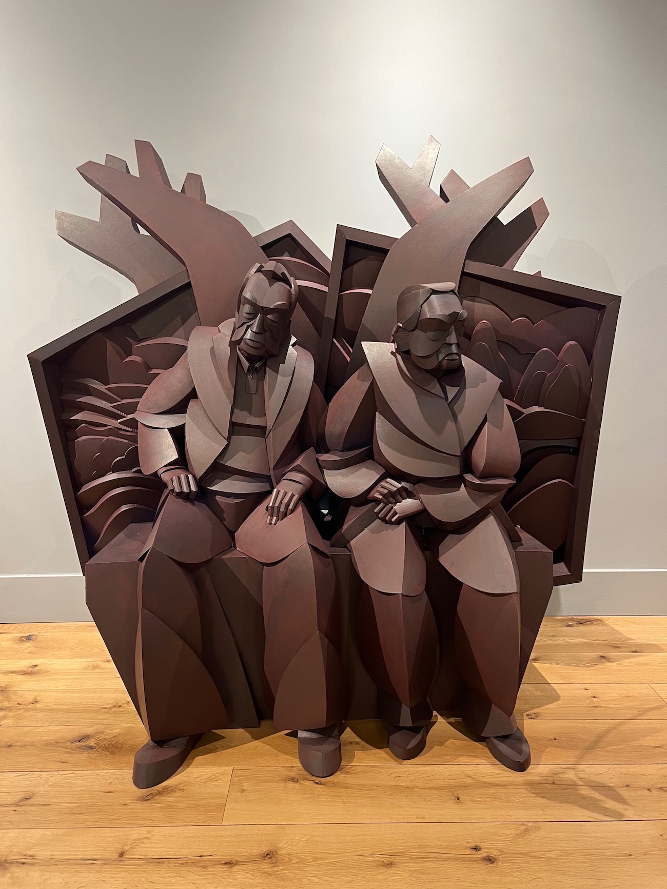 Cardboard Sculptures by Warren King