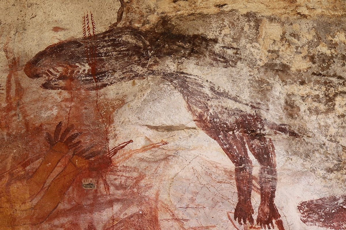 Tasmanian tiger rock paintings discovered in Australian cave are less than 1,000 years old, say scientists. Here's why that's a big deal