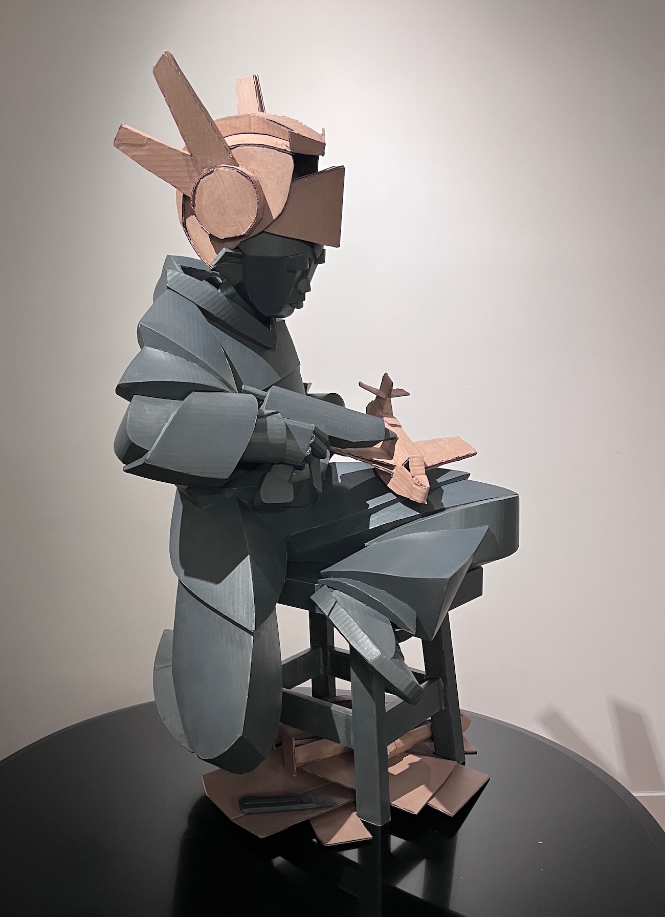 Cardboard Sculptures by Warren King
