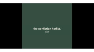 The lo-fi logo for the lo-fi announcement of the inaugural 2025 Nonfiction Hot List.