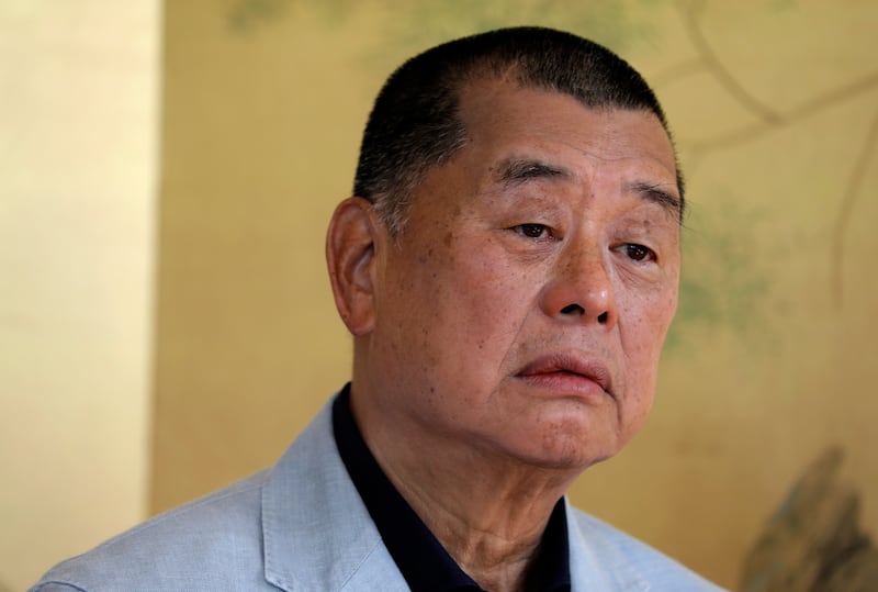 Jimmy Lai, the media mogul and prominent pro-democracy activist, has been sentenced to 20 years in prison in Hong Kong for national security offences. Photograph: AP