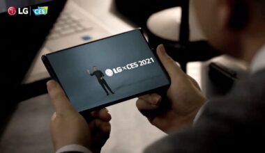 LG Rollable phone teaser CES 2021